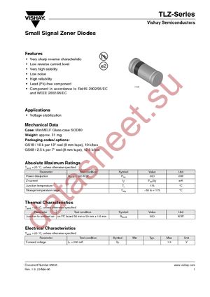 TLZ13A-GS18 datasheet  